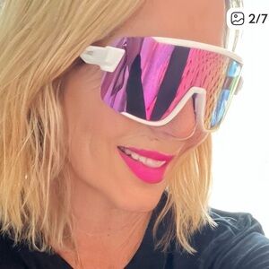 Smith Optics White and Pink Wearable Glasses Wildcat
